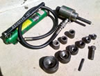 Greenlee Hydraulic knockout Set